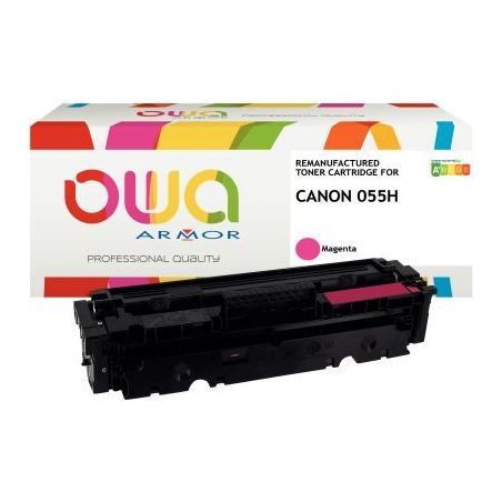 Achetez Cartouche laser compatible à la marque CANON 055H haute capacité magenta K18834OW OWA ARMO..