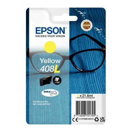 Achetez Cartouche jet d'encre à la marque Epson T09K440 jaune haute capacité Lunettes C13T09K44010..