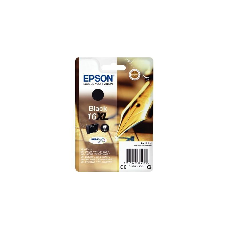 Achetez Cartouche jet d'encre à la marque Epson T163140 noir haute capacité Stylo plume EPSPIT1631.. Achetez Cartouche jet d'encre à la marque Epson T163140 noir haute capacité Stylo plume EPSPIT1631..