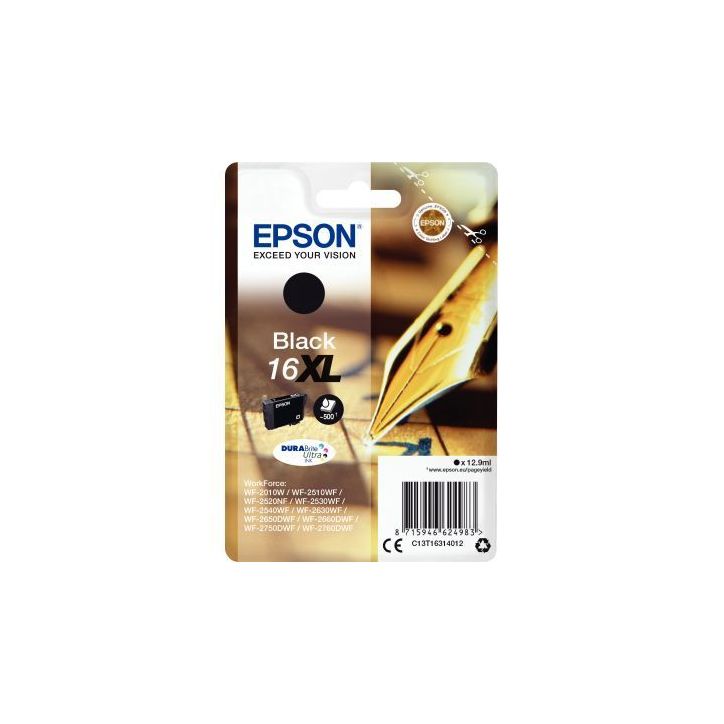 Cartouche jet d'encre à la marque Epson T163140 noir haute capacité Stylo plume EPSPIT16314012BU EPSON