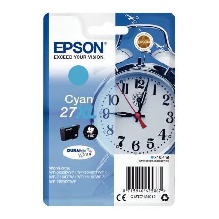 Achetez Cartouche jet d'encre à la marque Epson T271240 cyan haute capacité Réveil EPSPIT27124012..