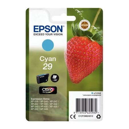 Achetez Cartouche jet d'encre à la marque Epson T298240 cyan Fraise C13T29824010 EPSON pas cher sur..