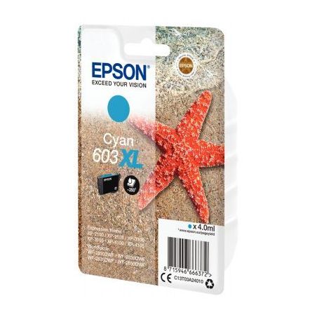 Achetez Cartouche jet d'encre à la marque Epson T03A24, cyan haute capacité Etoile de mer C13T03A2..