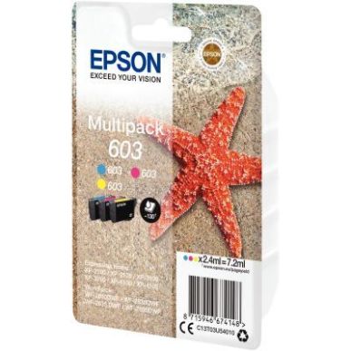 Achetez Lot de 3 cartouches jet d'encre à la marque Epson T03U540 cyan magenta jaune Etoile de mer ..