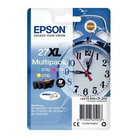 Achetez Lot de 3 cartouches jet d'encre à la marque Epson T271540 couleurs haute capacité Réveil ..
