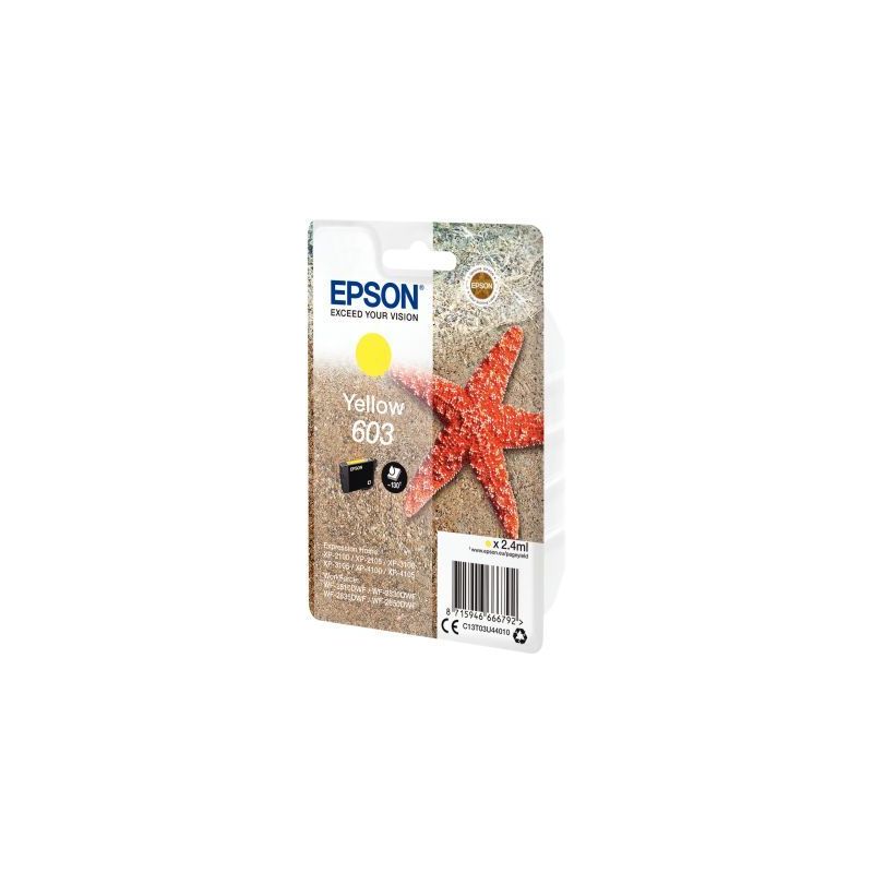 Achetez Cartouche jet d'encre à la marque Epson T03U440 jaune Etoile de mer C13T03U44010 EPSON pas .. Achetez Cartouche jet d'encre à la marque Epson T03U440 jaune Etoile de mer C13T03U44010 EPSON pas ..