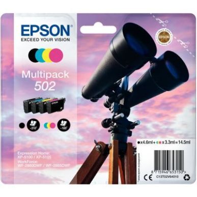 Achetez Lot de 4 cartouches jet d'encre à la  marque Epson T02V640 noir cyan magenta jaune Jumelles..