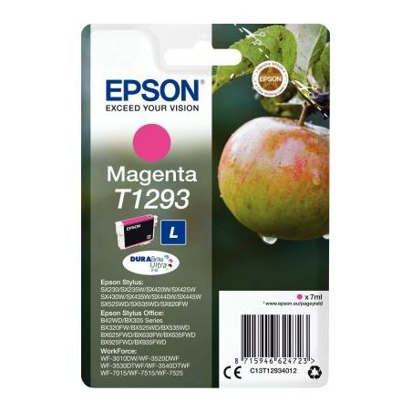 Achetez EPSON Cartouche Jet d'encre Magenta C13T12934012 pas cher sur Ma Rentrée Scolaire