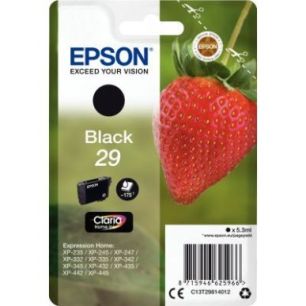Achetez Cartouche jet d'encre à la marque Epson T298140 noir Fraise C13T29814012 EPSON pas cher sur..