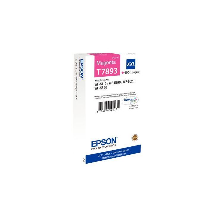 Cartouche jet d'encre à la marque Epson T789340 magenta très haute capacité C13T789340 EPSON
