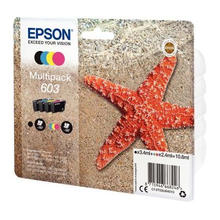 Achetez Lot de 4 cartouches jet d'encre à la marque Epson T03U640 noir cyan magenta jaune Etoile de..