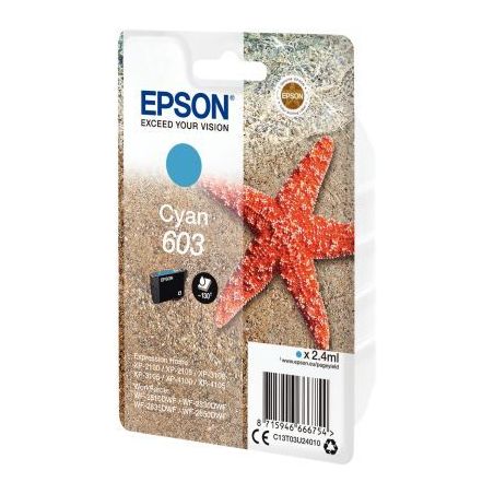 Achetez Cartouche jet d'encre à la marque Epson T03U240 cyan Etoile de mer C13T03U24010 EPSON pas c..