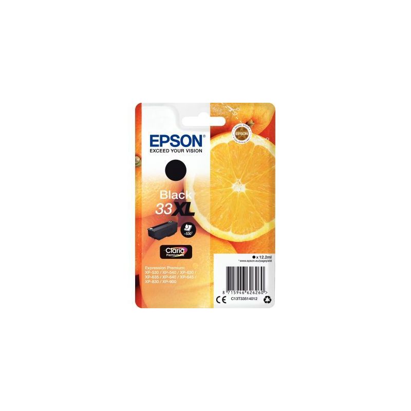 Achetez Cartouche jet d'encre à la marque Epson T335140 noir haute capacité Orange EPSPIT33514012B.. Achetez Cartouche jet d'encre à la marque Epson T335140 noir haute capacité Orange EPSPIT33514012B..