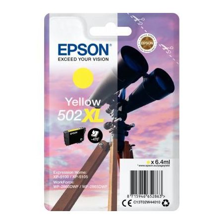 Achetez Cartouche jet d'encre à la marque Epson T02W440 jaune haute capacité Jumelles C13T02W44010..
