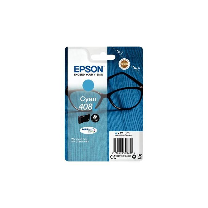 Cartouche jet d'encre à la marque Epson T09K240 cyan haute capacité Lunettes C13T09K24010 EPSON