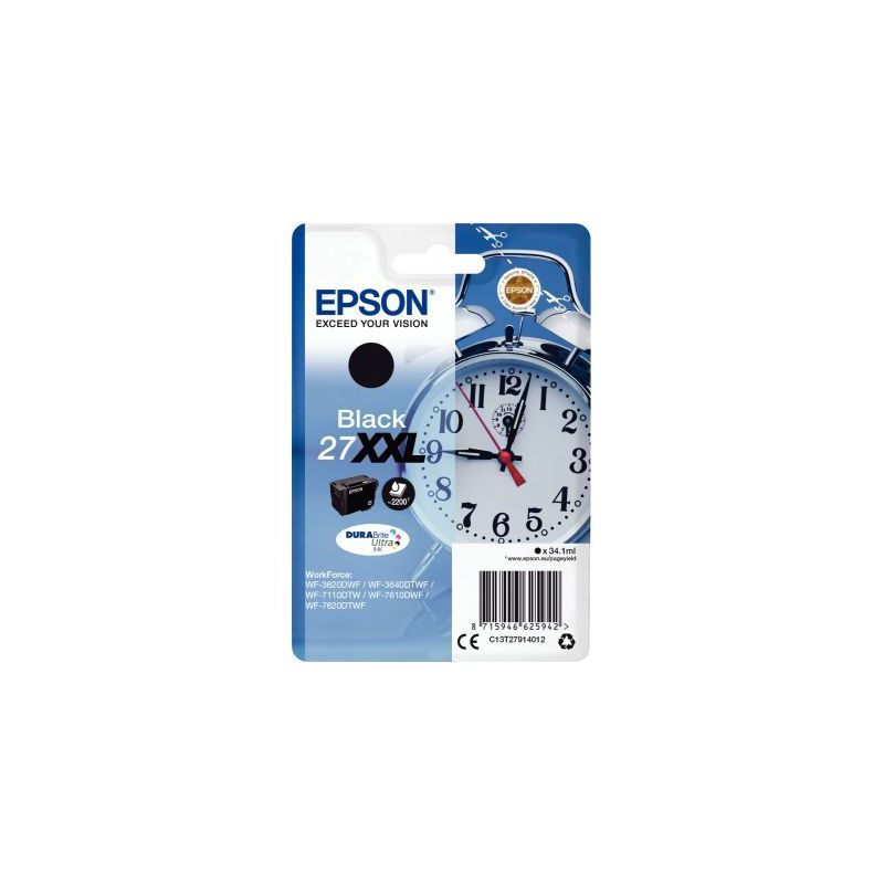 Achetez Cartouche jet d'encre à la marque Epson T279140 noir très haute capacité Réveil EPSPIT27..