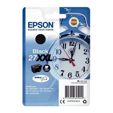 Achetez Cartouche jet d'encre à la marque Epson T279140 noir très haute capacité Réveil EPSPIT27..