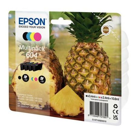 Achetez Lot de 4 cartouches jet d'encre à la marque Epson T10G640 noir cyan magenta jaune Ananas C1..