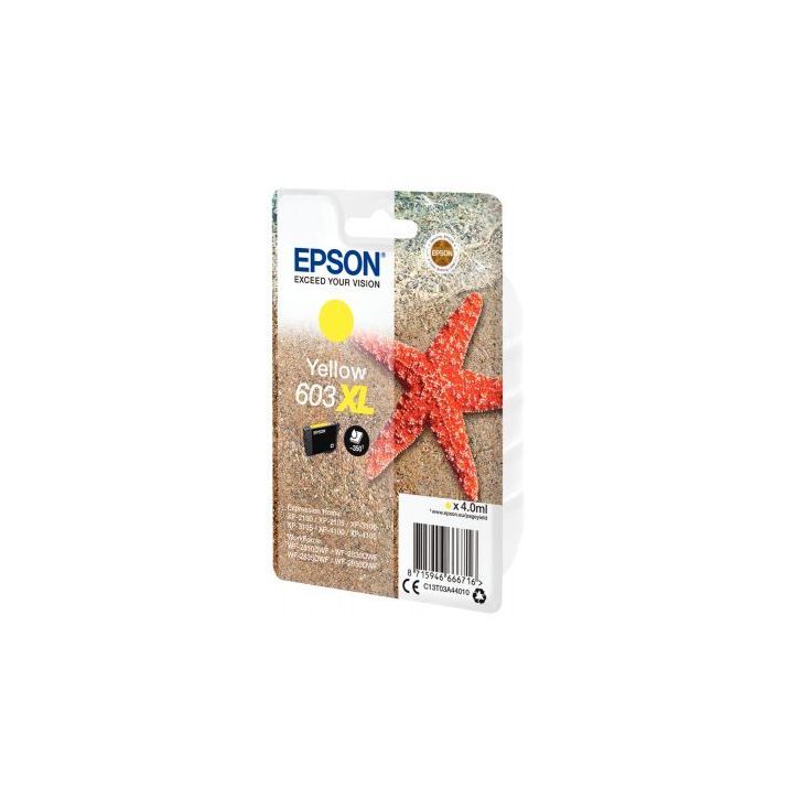 Cartouche jet d'encre à la marque Epson T03A44, jaune haute capacité Etoile de mer C13T03A44010 EPSON
