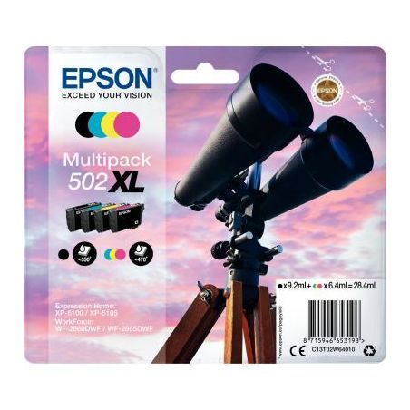 Achetez Lot de 4 cartouches jet d'encre à la marque Epson T02W640 noir cyan magenta jaune haute cap..