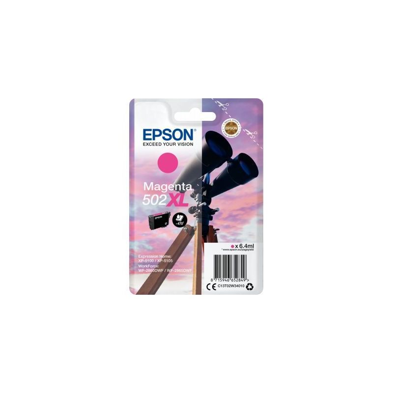 Achetez Cartouche jet d'encre à la marque Epson T02W340 magenta haute capacité Jumelles C13T02W340..