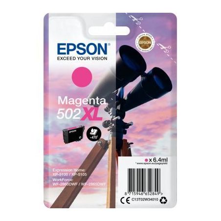 Achetez Cartouche jet d'encre à la marque Epson T02W340 magenta haute capacité Jumelles C13T02W340..