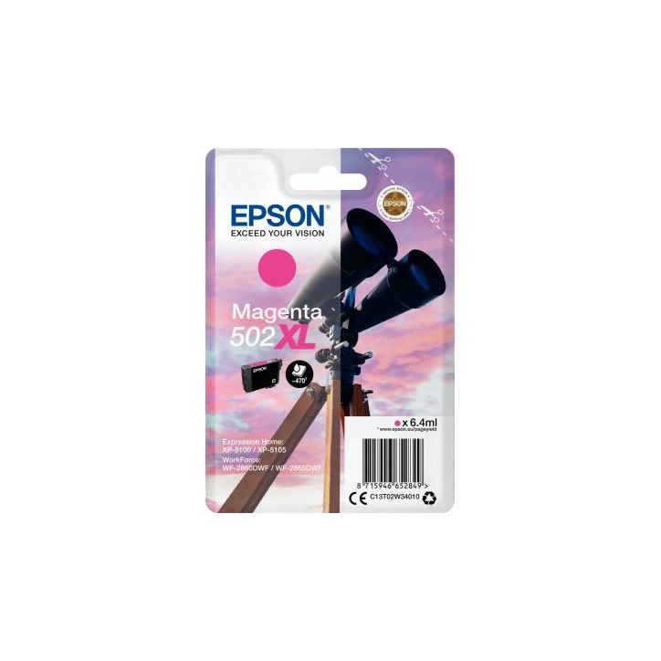 Cartouche jet d'encre à la marque Epson T02W340 magenta haute capacité Jumelles C13T02W34010 EPSON