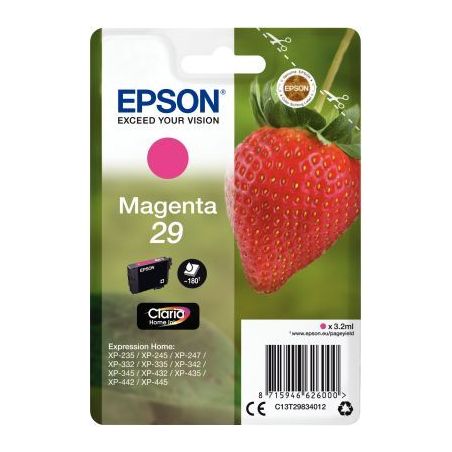 Achetez Cartouche jet d'encre à la marque Epson T298340 magenta Fraise C13T29834012 EPSON pas cher ..