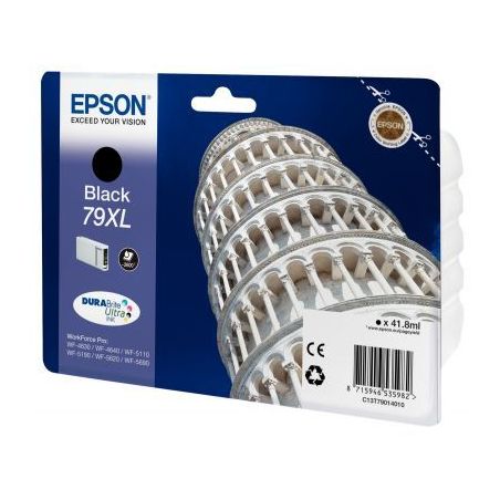 Achetez Cartouche jet d'encre à la marque Epson T790140 noir haute capacité Tour de Pise C13T79014..
