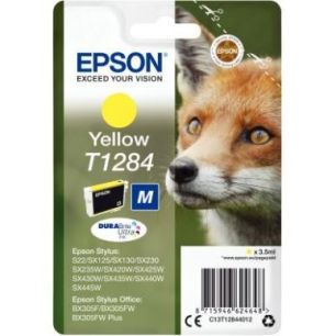 Achetez Cartouche d'encre à la marque Epson T128440 jaune Renard EPSPIT12844012BU EPSON pas cher su..