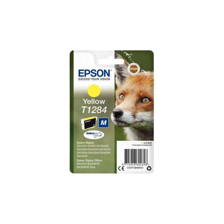 Cartouche d'encre à la marque Epson T128440 jaune Renard EPSPIT12844012BU EPSON