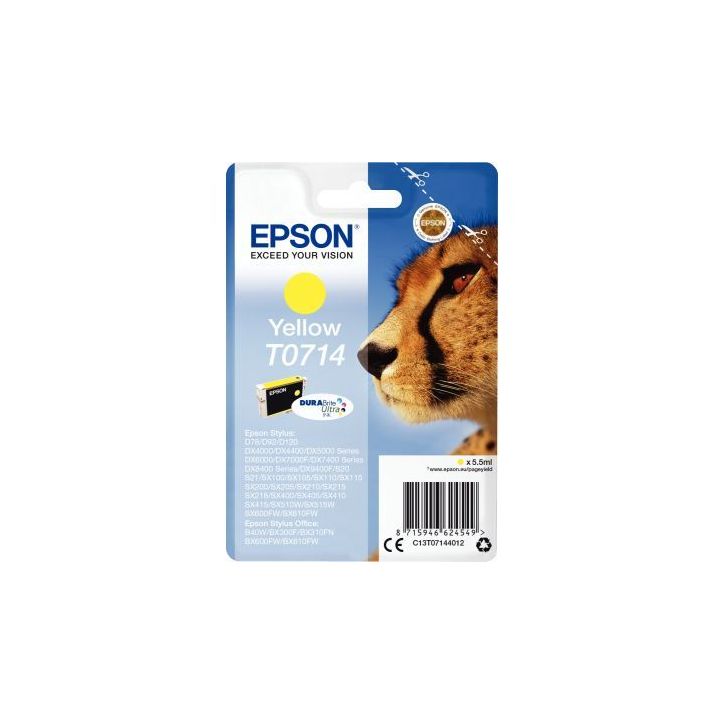 Cartouche jet d'encre à la marque Epson T071440 jaune Guépard EPSPIT07144012BU EPSON