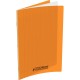 Piqûre 48 pages 24x32 cm seyès 90g couverture en polypropylène orange 400067935 HAMELIN