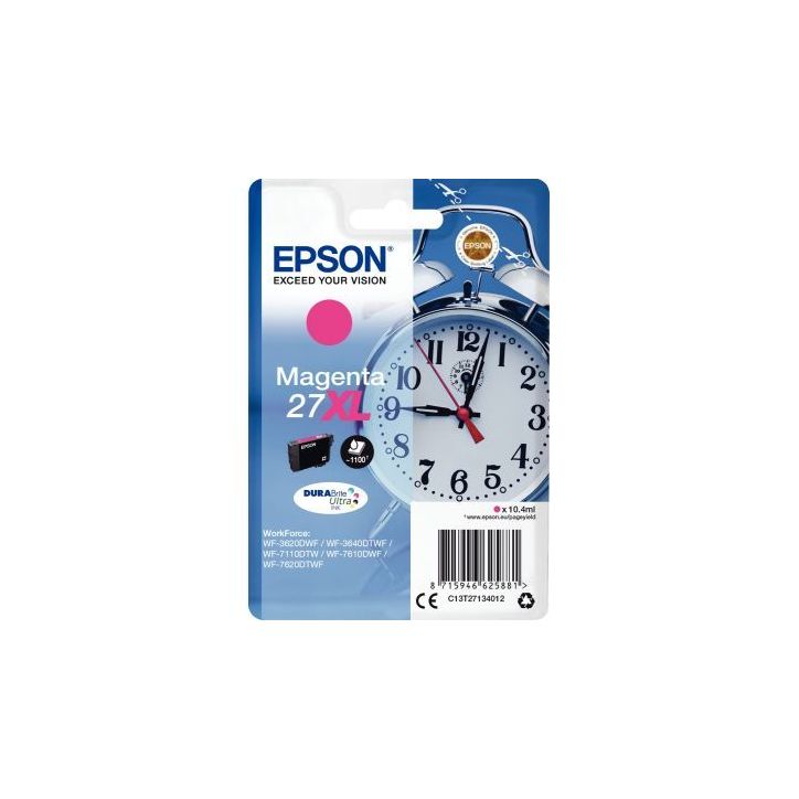 Cartouche jet d'encre à la marque Epson T271340 magenta haute capacité Réveil EPSPIT27134012BU EPSON