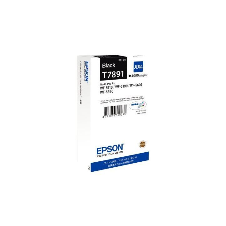 Cartouche jet d'encre à la marque Epson T789140 noir très haute capacité C13T789140 EPSON