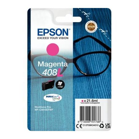 Achetez Cartouche jet d'encre à la marque Epson T09K340 magenta haute capacité Lunettes C13T09K340..