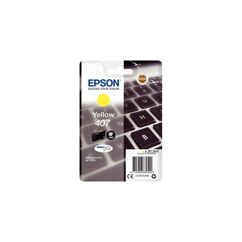 Achetez Cartouche jet d'encre à la marque Epson T07U440 jaune Clavier C13T07U440 EPSON pas cher sur.. Achetez Cartouche jet d'encre à la marque Epson T07U440 jaune Clavier C13T07U440 EPSON pas cher sur..