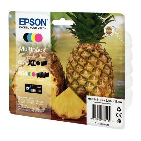 Achetez Lot 4 cartouches jet d'encre Epson T10H940 Noir haute capacité Cyan Magenta Jaune standard ..