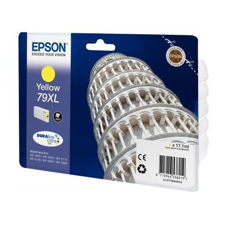 Achetez Cartouche jet d'encre à la marque Epson T790440 jaune haute capacité Tour de Pise C13T7904..