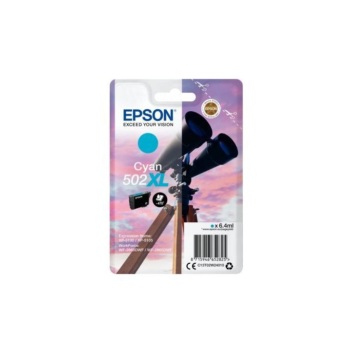 Cartouche jet d'encre à la marque Epson T02W240 cyan haute capacité Jumelles C13T02W24010 EPSON