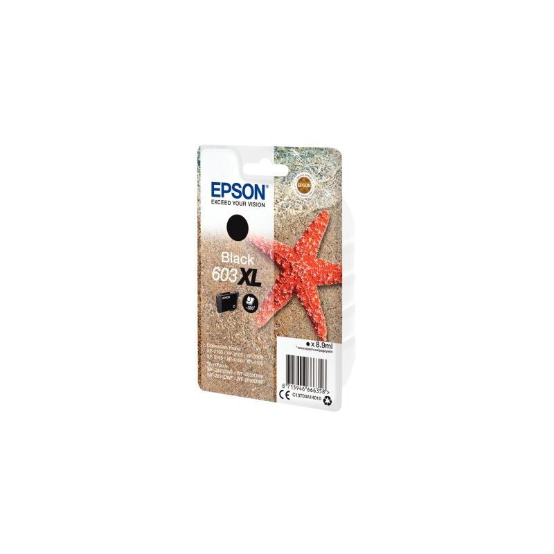 Achetez Cartouche jet d'encre à la marque Epson T03A14, noir haute capacité Etoile de mer C13T03A1.. Achetez Cartouche jet d'encre à la marque Epson T03A14, noir haute capacité Etoile de mer C13T03A1..