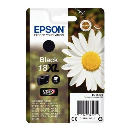 Achetez Cartouche jet d'encre à la marque Epson T181140 noir haute capacité Paquerette EPSPIT18114..