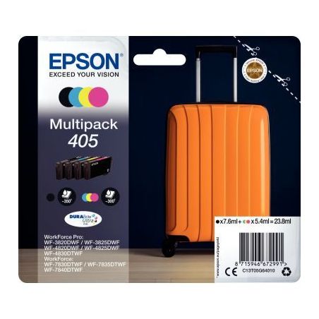 Achetez Lot de 4 cartouches jet d'encre à la marque Epson T05G640 noir cyan magenta jaune Valise C1..