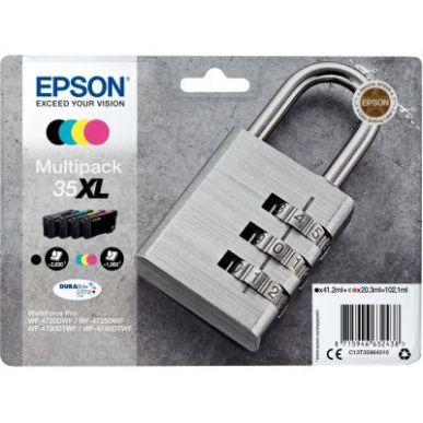 Achetez Lot de 4 cartouches jet d'encre à la marque Epson T358640 noir cyan magenta et jaune haute ..