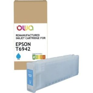 Achetez OWA cartouche jet d'encre remanufacturée cyan haute capacité compatible EPSON T6942 T6942 ..