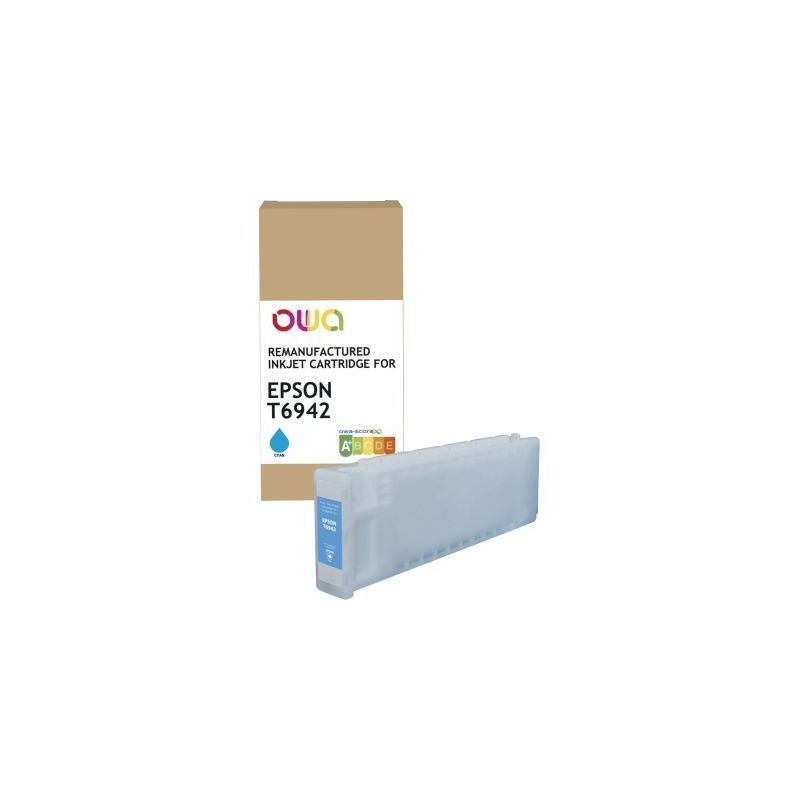 Achetez OWA cartouche jet d'encre remanufacturée cyan haute capacité compatible EPSON T6942 T6942 .. Achetez OWA cartouche jet d'encre remanufacturée cyan haute capacité compatible EPSON T6942 T6942 ..