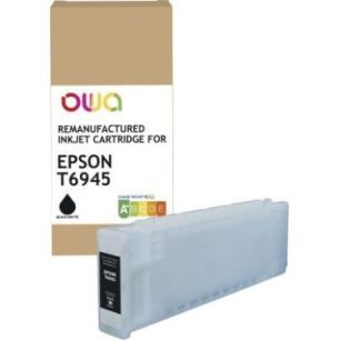 Achetez OWA cartouche jet d'encre remanufacturée noire mat haute capacité compatible EPSON T6945 T..