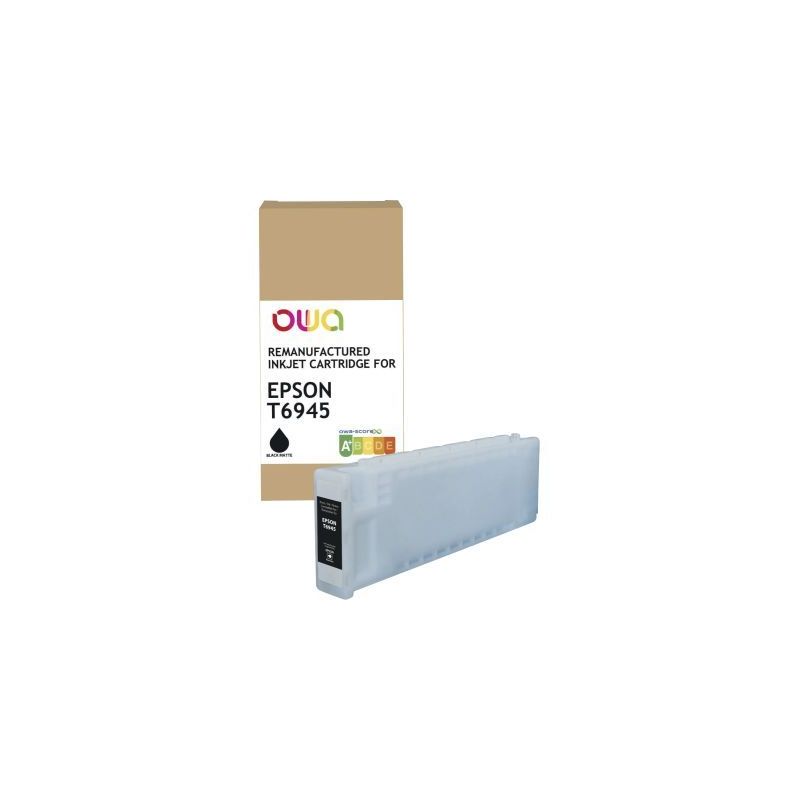 Achetez OWA cartouche jet d'encre remanufacturée noire mat haute capacité compatible EPSON T6945 T.. Achetez OWA cartouche jet d'encre remanufacturée noire mat haute capacité compatible EPSON T6945 T..