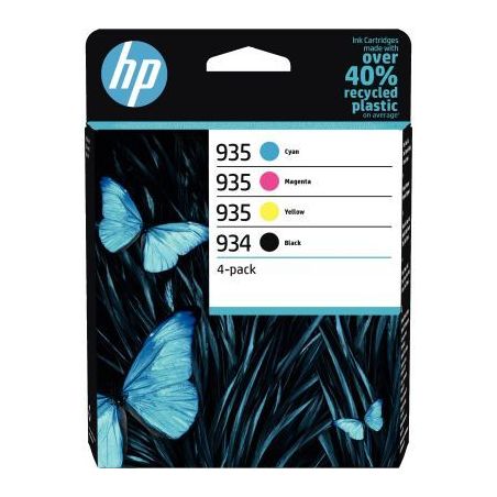 Achetez Lot de 4 cartouches d'encre à la marque HP 6ZC72AE noir cyan magenta et jaune 934 / 935 6ZC..