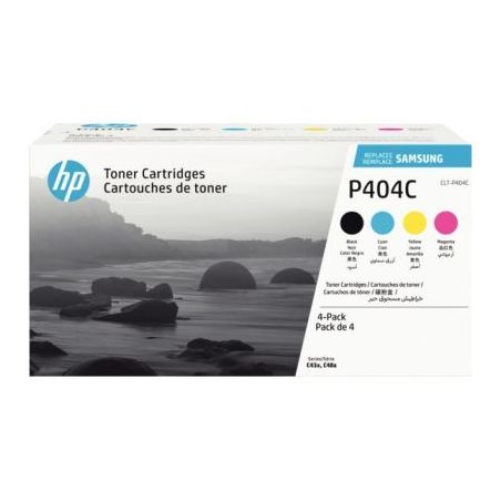 Achetez Lot 4 cartouches toner à la marque HP SU365A  noir cyan magenta et jaune CLT-P404C/ELS SU36..